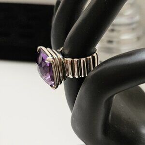 John Hardy Large Amethyst Ring